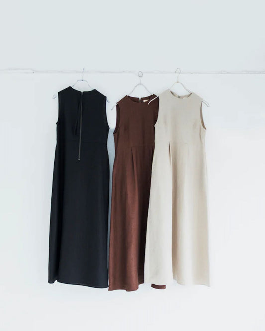 【6月下旬お届け】MEYAME LINEN DRESS