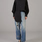 Crinkle Crinkle Crinkle cotton frill coller shirts