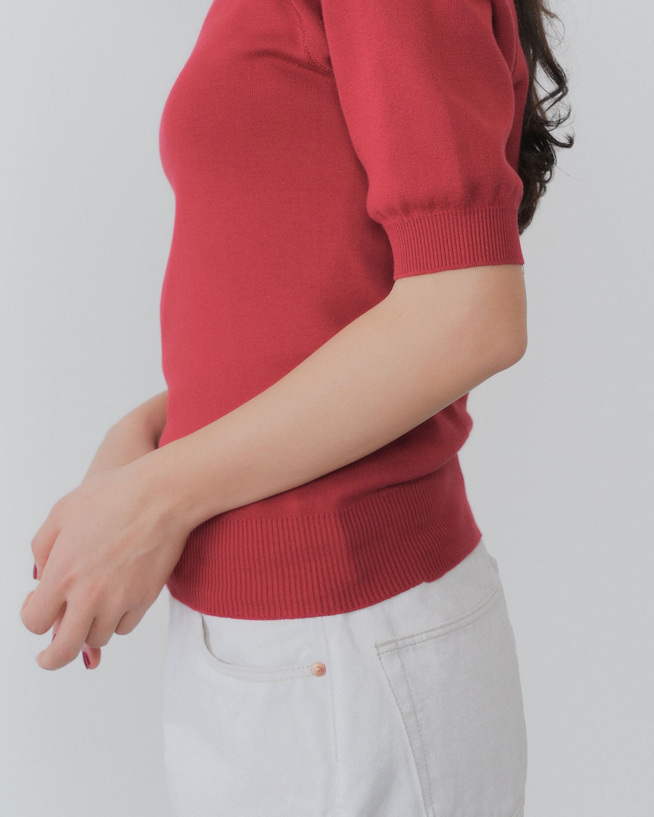 【8月上旬お届け】EVERYDAY KNIT HALF SLEEVE