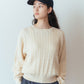 COTTON CASHMERE CABLE KNIT