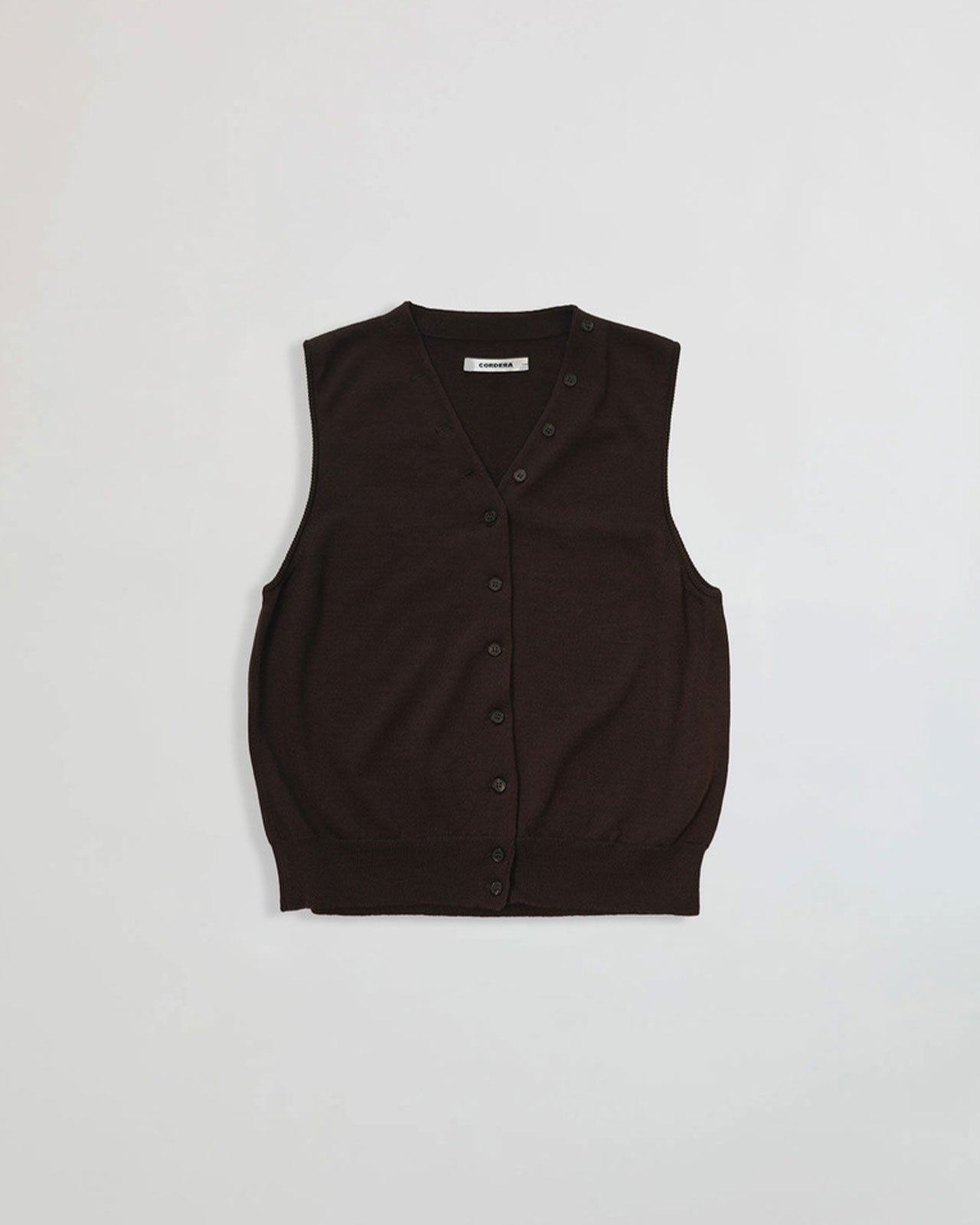 【EXCLUSIVE】CORDERA MERINO WOOL BUTTON WAISTCOAT
