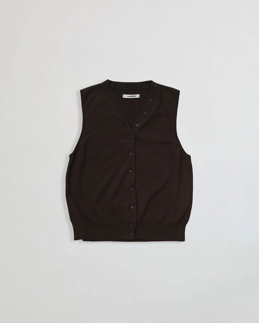 【EXCLUSIVE】CORDERA MERINO WOOL BUTTON WAISTCOAT