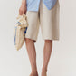 【6月下旬お届け】COTTON LINEN BERMUDA PANTS