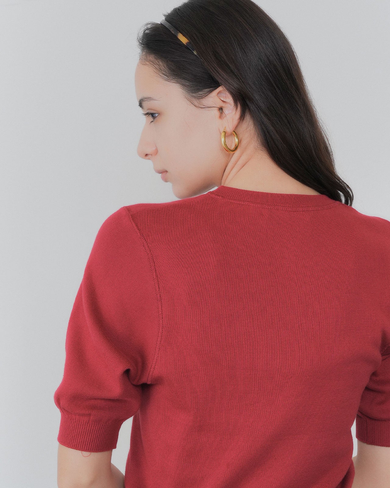 【8月上旬お届け】EVERYDAY KNIT HALF SLEEVE