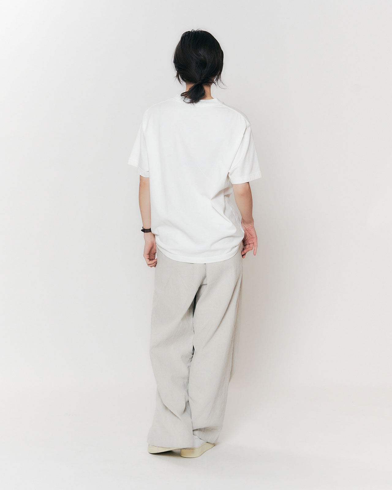 COTTON LINEN TACK WIDE PANTS – Shinzone