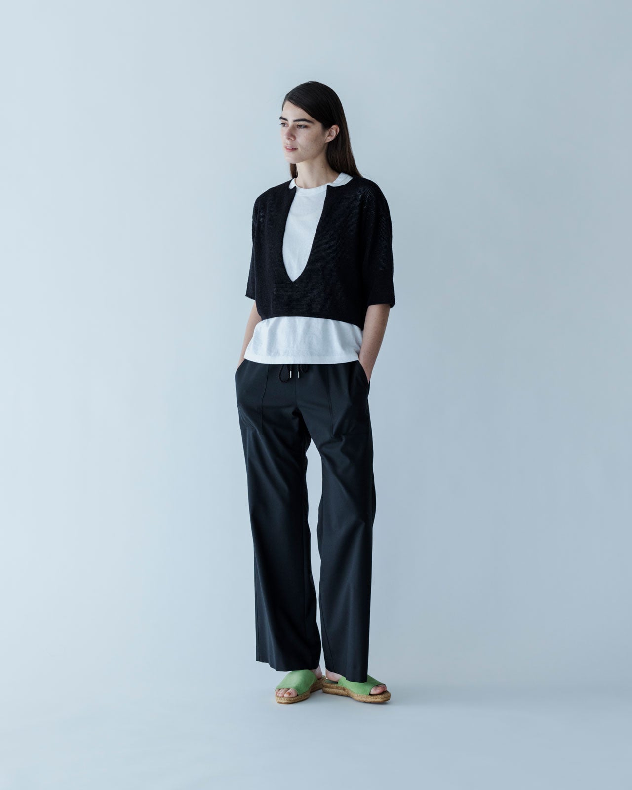 MEYAME COMFORTABLE DRAWCORD PANTS