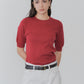 【8月上旬お届け】EVERYDAY KNIT HALF SLEEVE