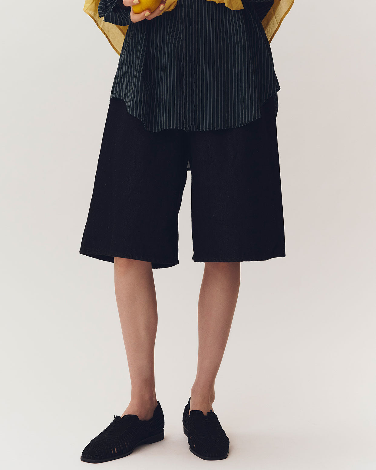 6月下旬お届け】COTTON LINEN BERMUDA PANTS – Shinzone