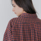 【8月上旬お届け】WASHED CHECKED DADDY SHIRT