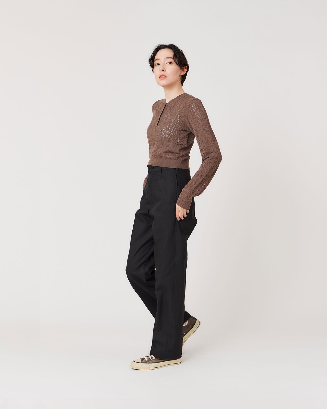 WASHED HIGH WAIST CHINO – Shinzone