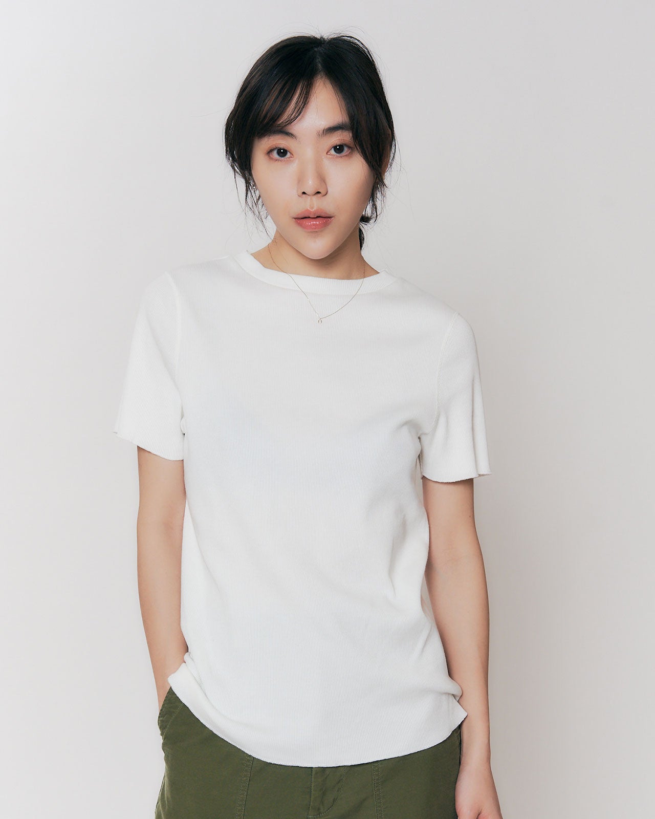 COMPACT RIB TEE