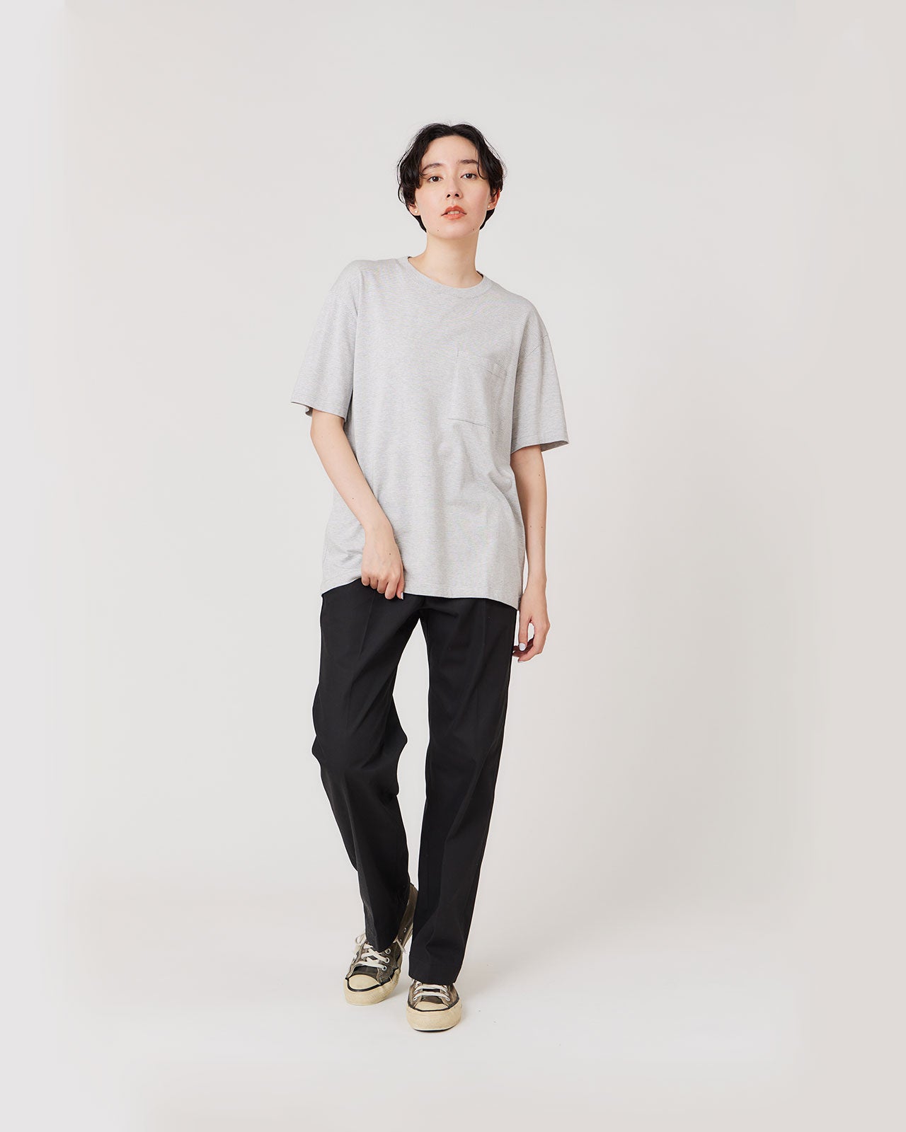 takes. Pocket Tee(BORDER)