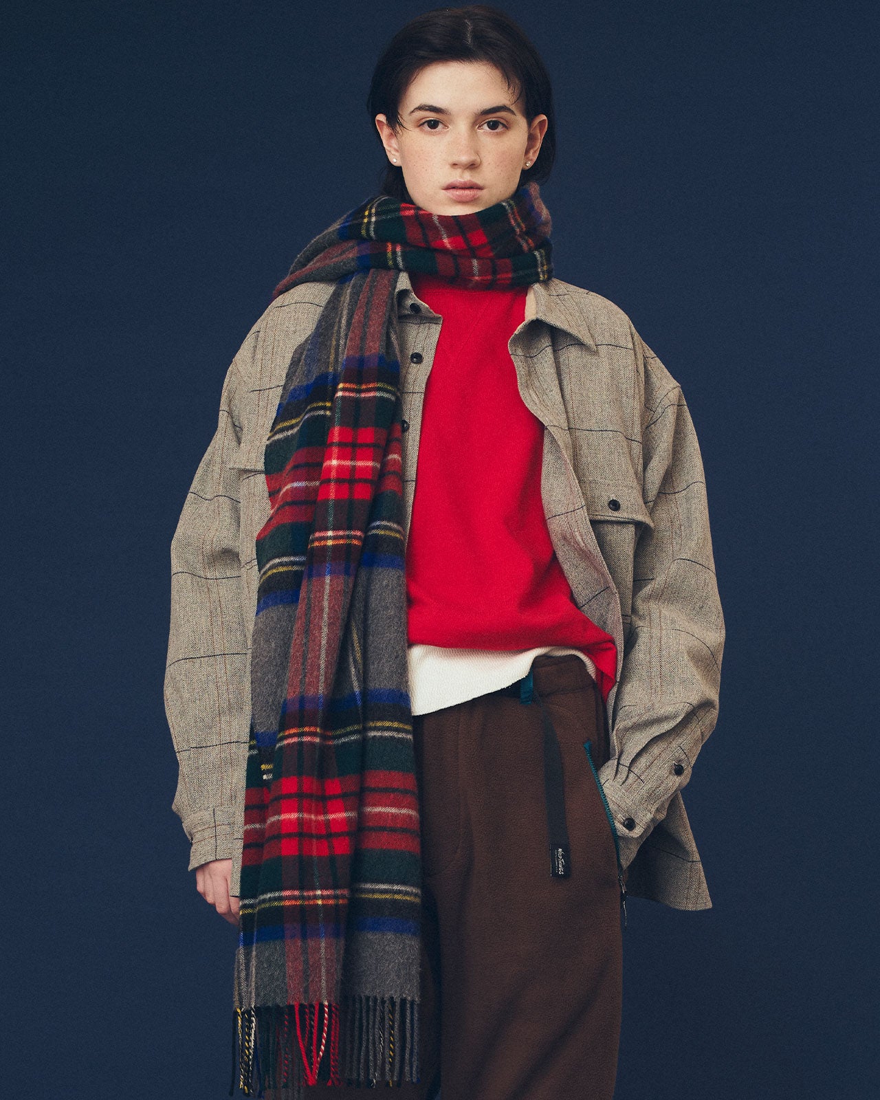 【10月上旬入荷予定】WOOL CHECKED SHIRT JACKET
