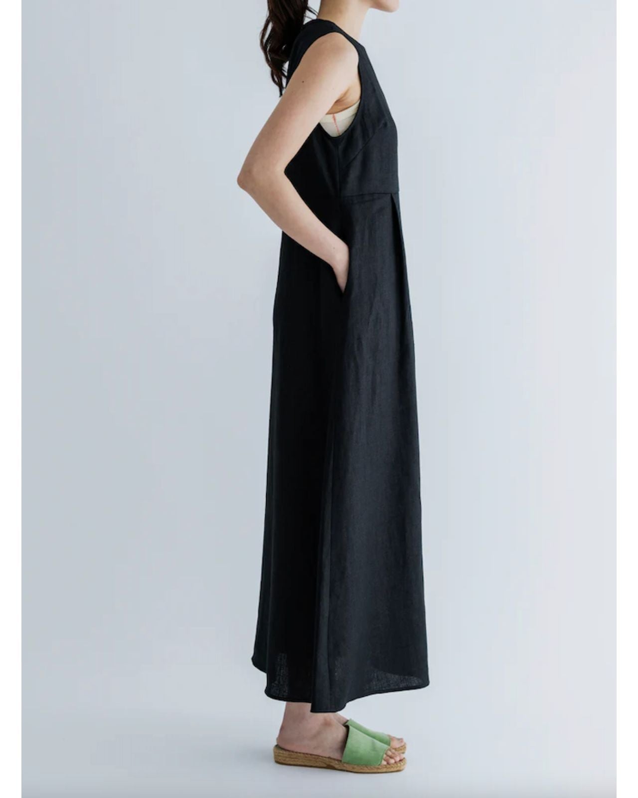 【6月下旬お届け】MEYAME LINEN DRESS
