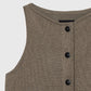 【EXCLUSIVE COLOR】CORDERA BOAT NECK WAISTCOAT