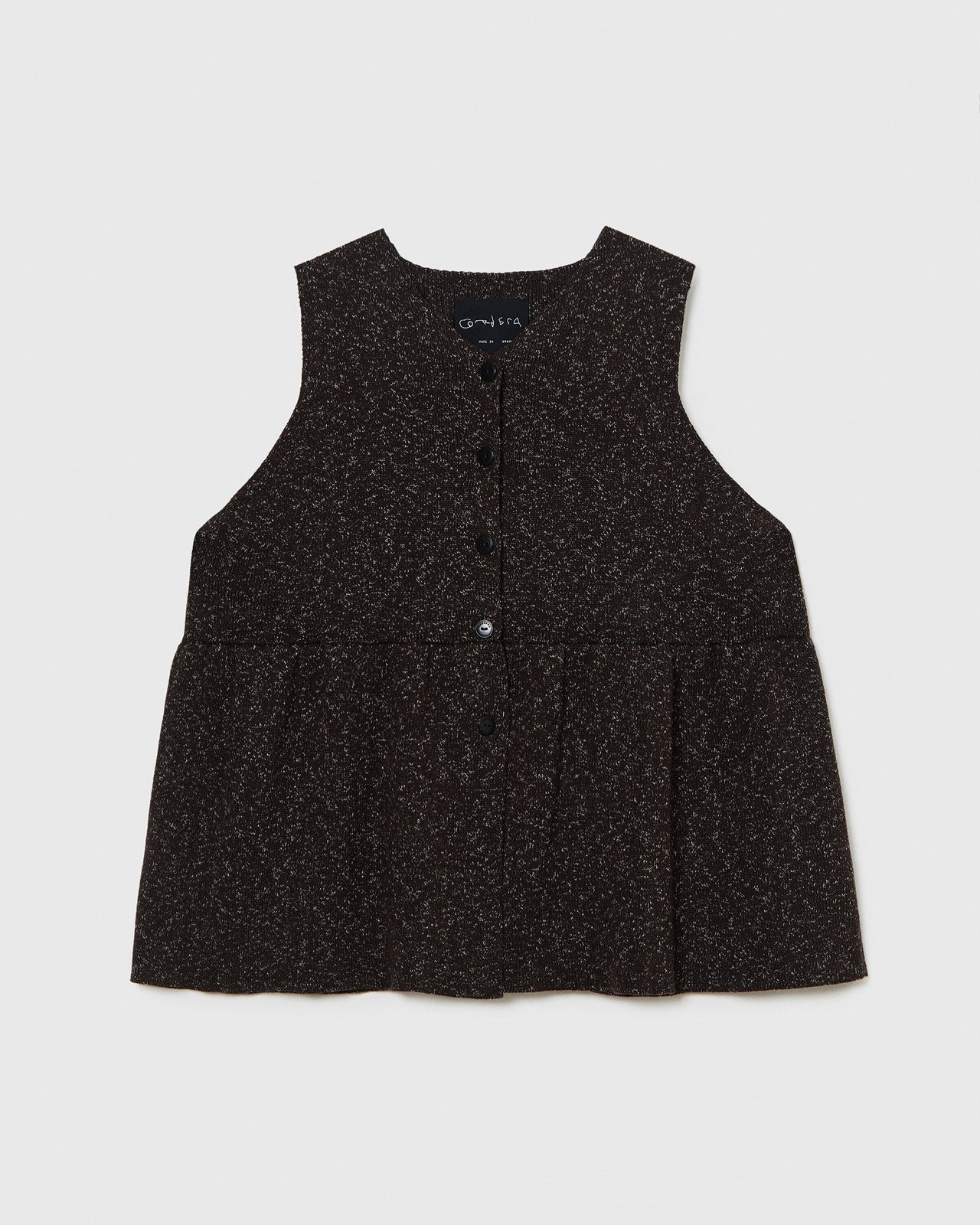 EXCLUSIVE COLOR】CORDERA FLECKED COTTON PEPLUM TOP – Shinzone