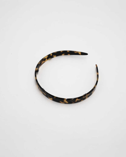 ALEXANDRE DE PARIS アセテートカチューシャ（幅1.5cm）