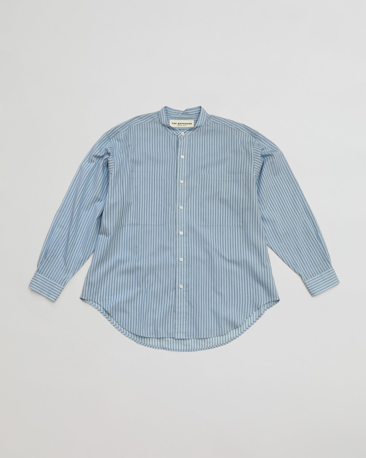 DAISUKE OBANA +10 HALF ZIP STAND/スタンドシャツ GB0225/SH12 : Deformed Stand Collar Shirt / デフォームスタンド