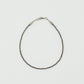 ＜ERICKA NICOLAS BEGAY＞Plain Design Necklace BLACK/35cm