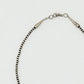 ＜ERICKA NICOLAS BEGAY＞Plain Design Necklace BLACK/35cm