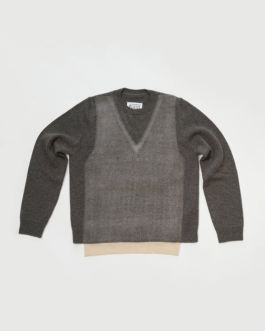 Maison Margiela FUSED KNIT SWEATER