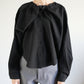 LITKOVSKA Virgin wool shirt with twisted overlay