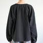LITKOVSKA Virgin wool shirt with twisted overlay