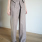 LITKOVSKA Deconstructed pinstriped Pantswith Offset Zip