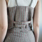 LITKOVSKA Pinstriped wool-blend vest