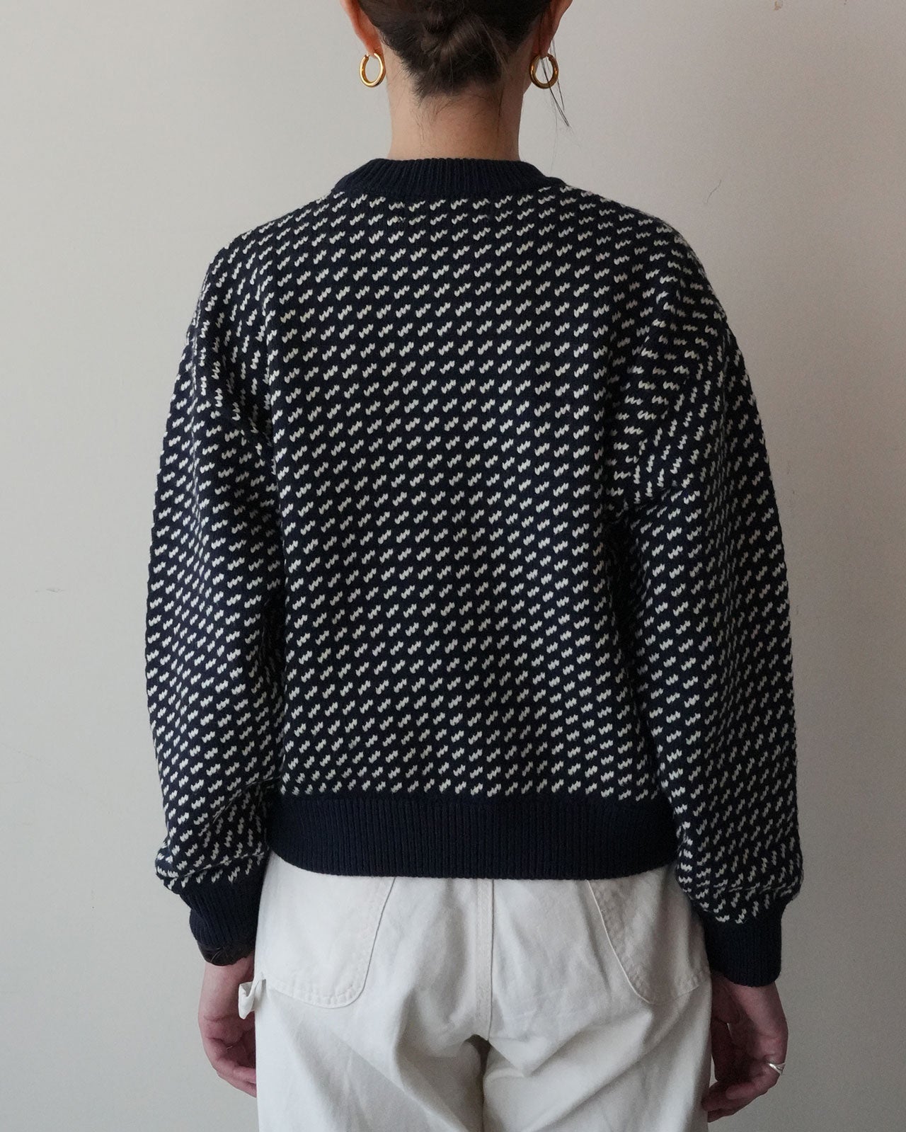 L.L.BEAN Wayne Sweater Bird s-Eye – Shinzone