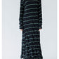 MEYAME TUCKED JACQUARD BORDER DRESS