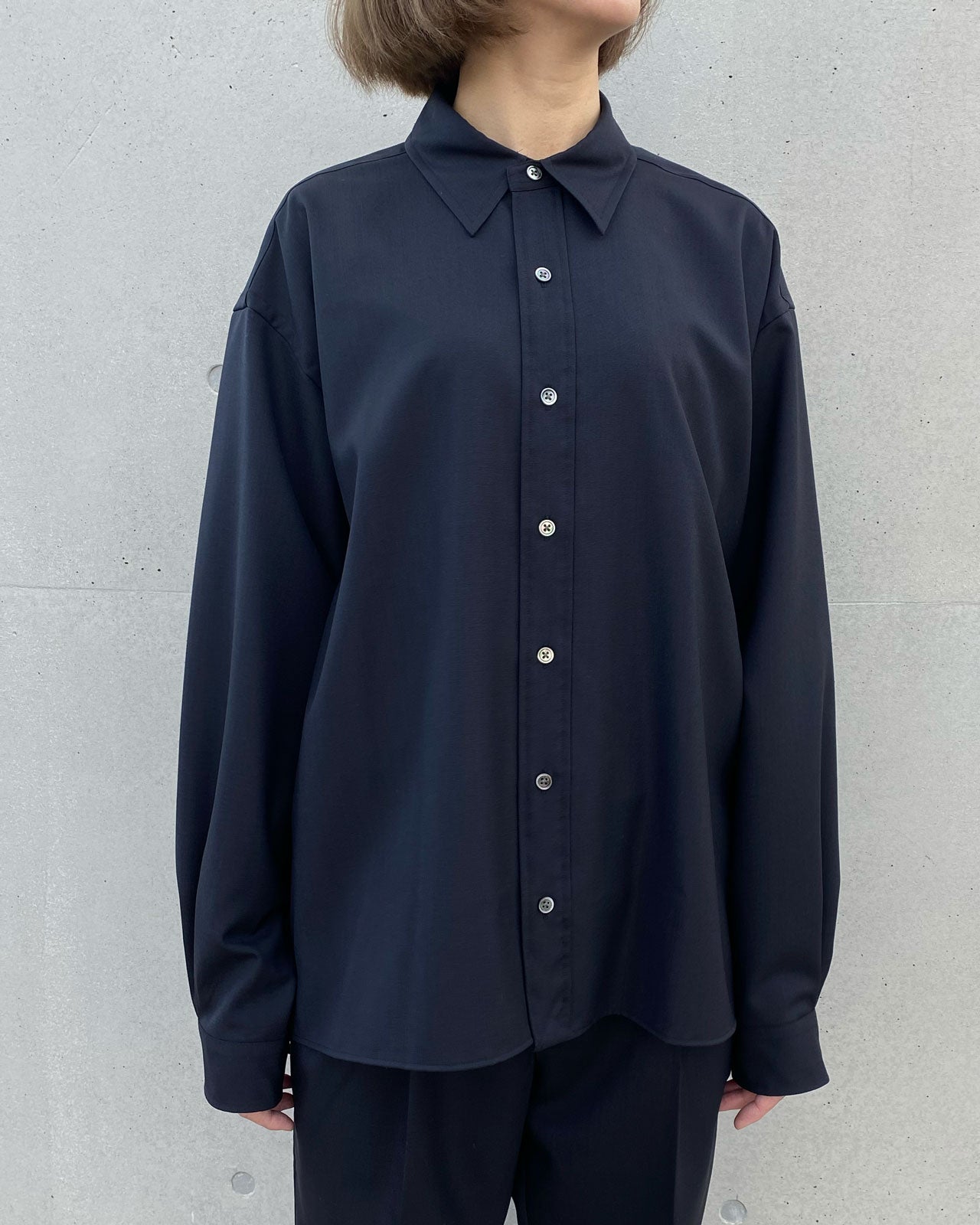 Shinzone washable wool daddy shirt
