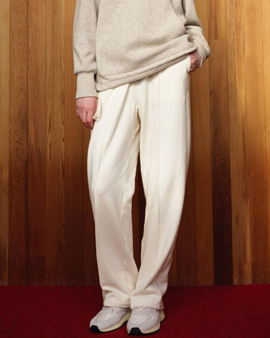 【新色ライトグレー】COTTON WOOL SWEATPANTS