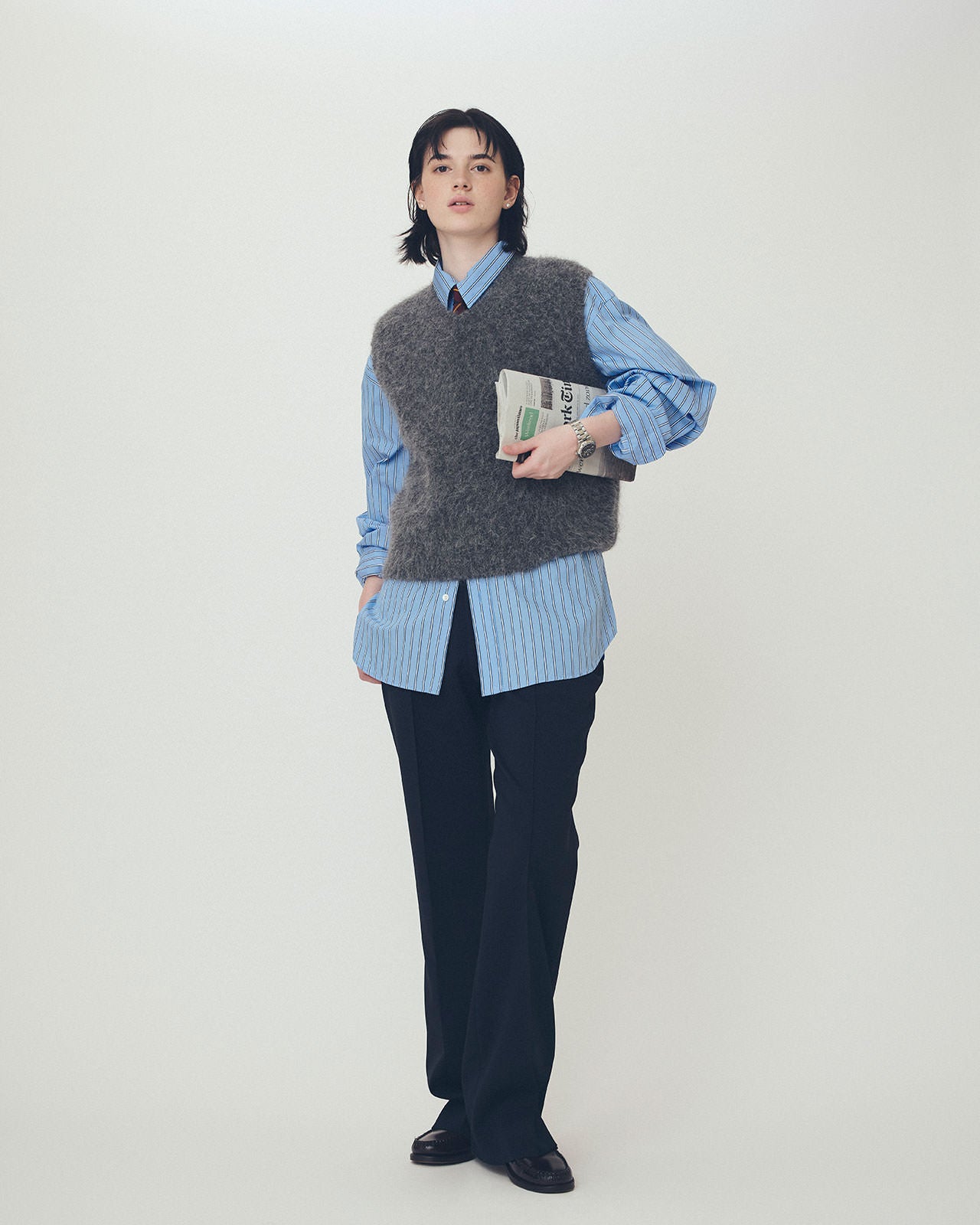 【9月上旬お届け】STRIPED UNCLE SHIRT