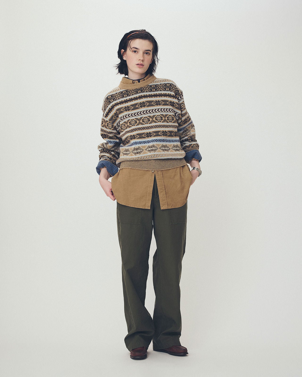 【8月上旬お届け】STRAIGHT BAKER PANTS