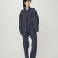【10月上旬入荷予定】WASHABLE WOOL CHRYSLER PANTS（STRIPE)