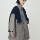 【10月上旬入荷予定】WOOL CHECKED A-LINE COAT