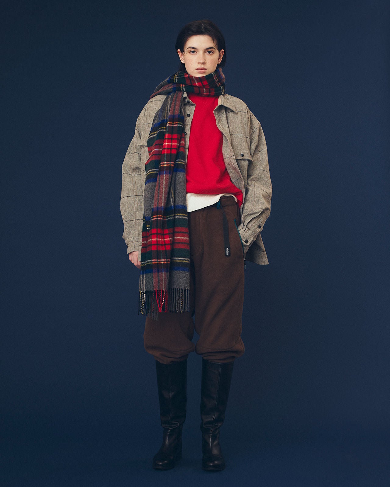 【10月上旬入荷予定】WOOL CHECKED SHIRT JACKET