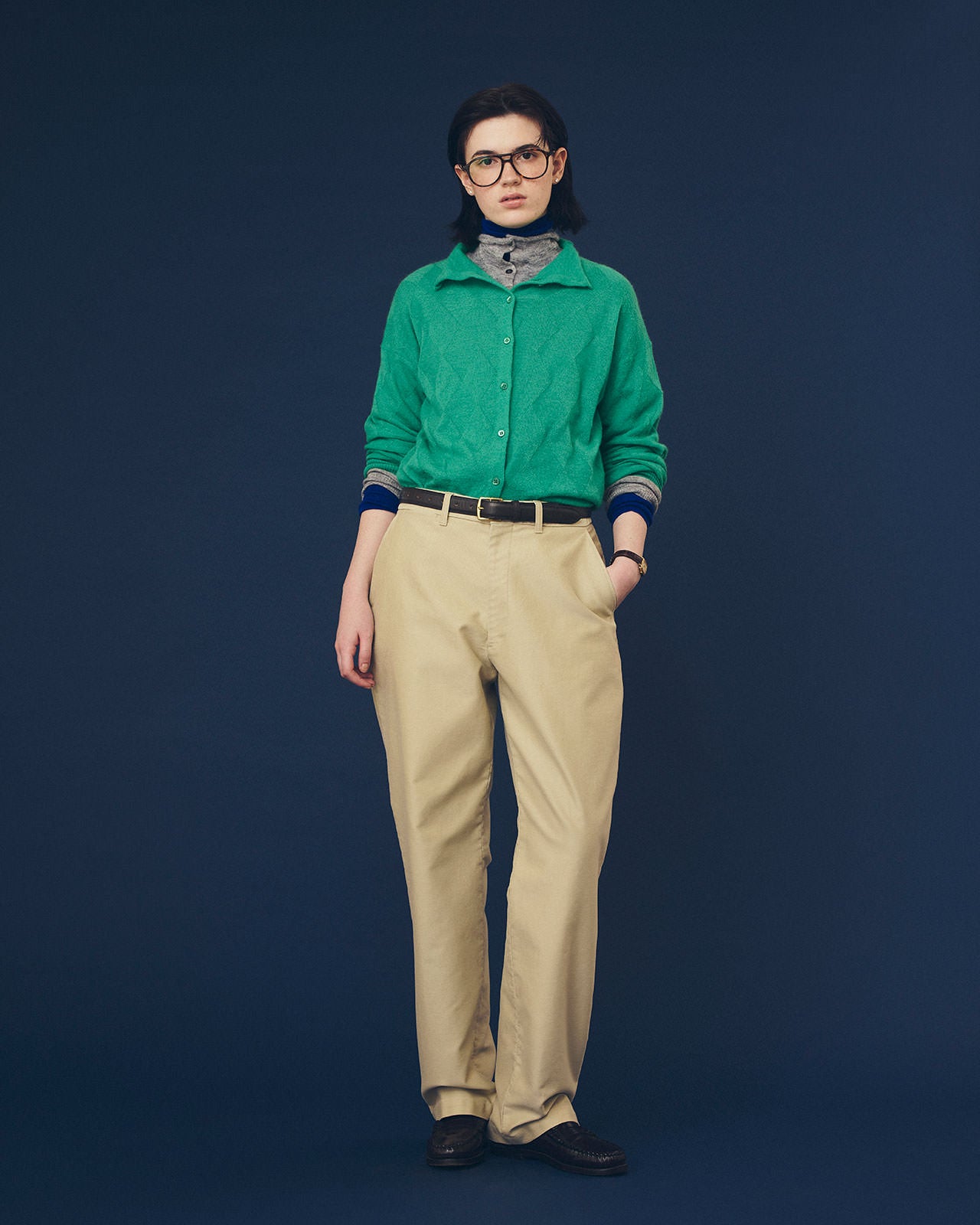 【9月中旬お届け】COTTON MOLESKIN STRAIGHT PANTS