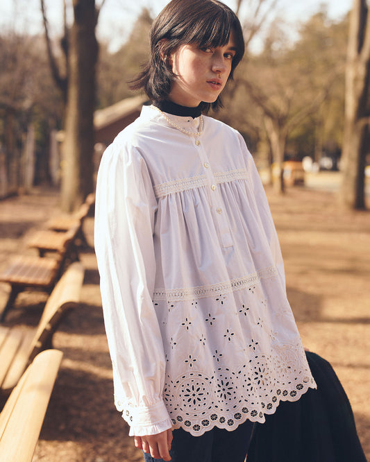 【9月中旬お届け】CHURCH BLOUSE