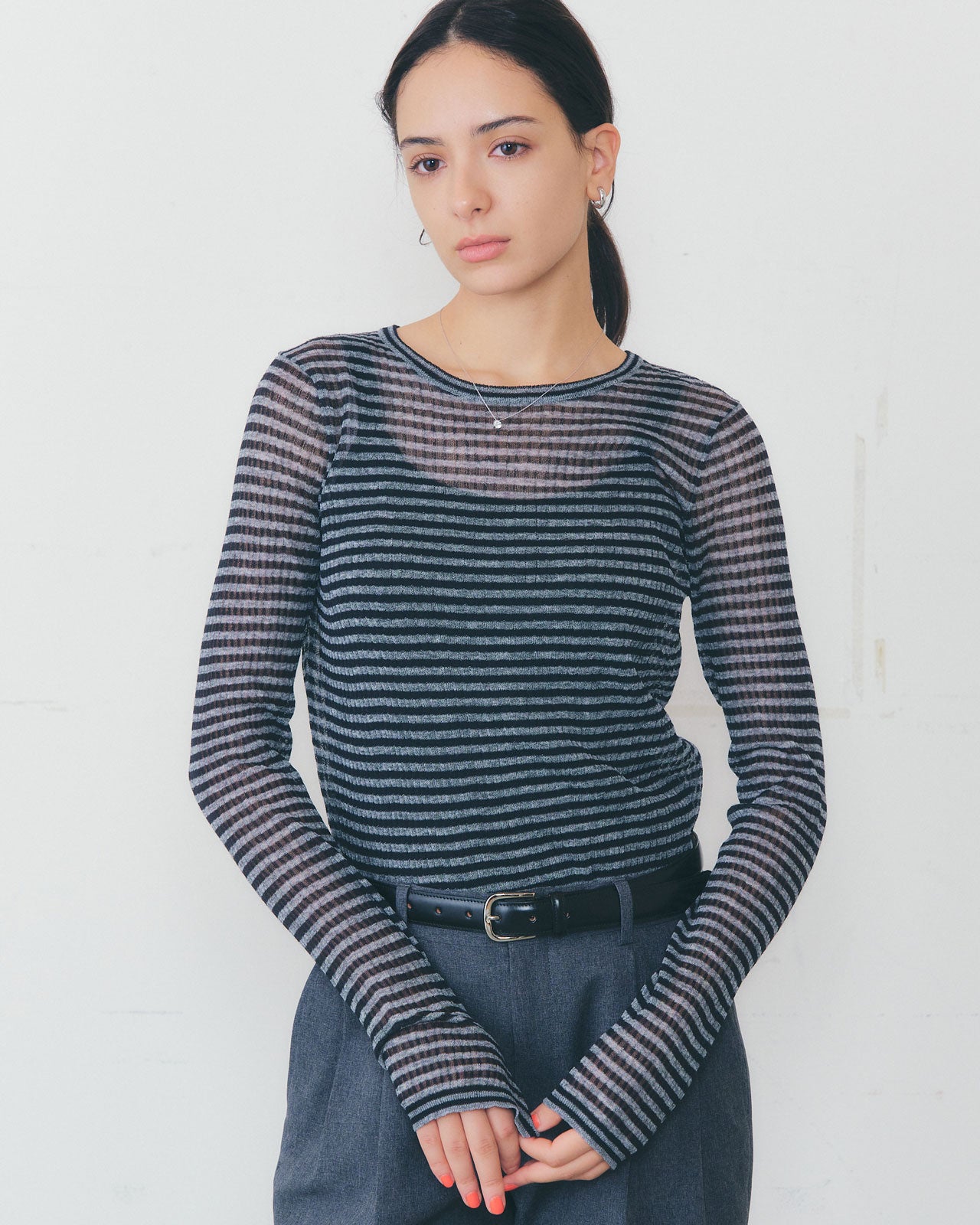 shinzone ryetender ニット　セーター Shinzone（シンゾーン）】RYE TENDER ONTRA TOP/ライテンダー