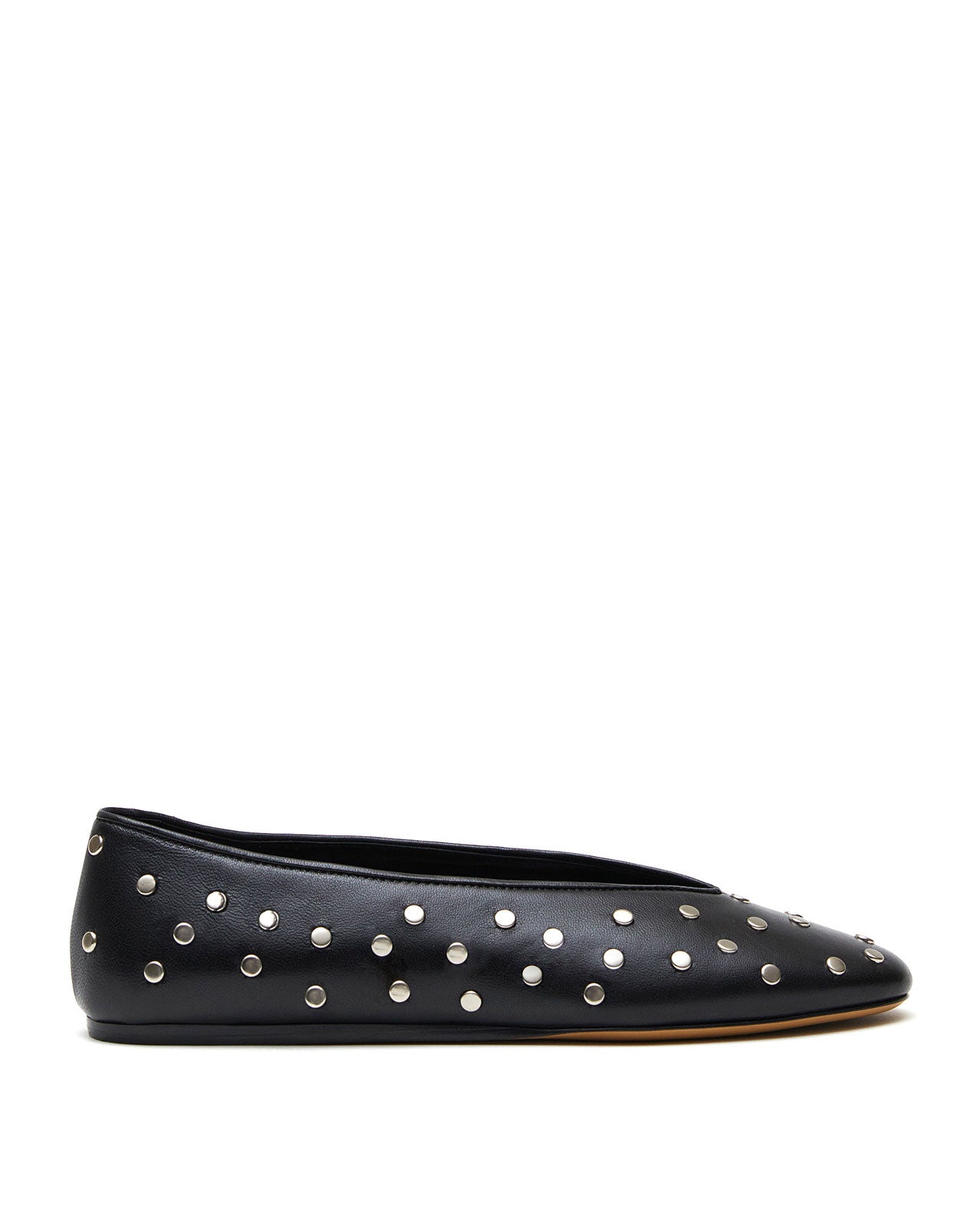 REGENCY SLIPPERS STUDDED LEATHER