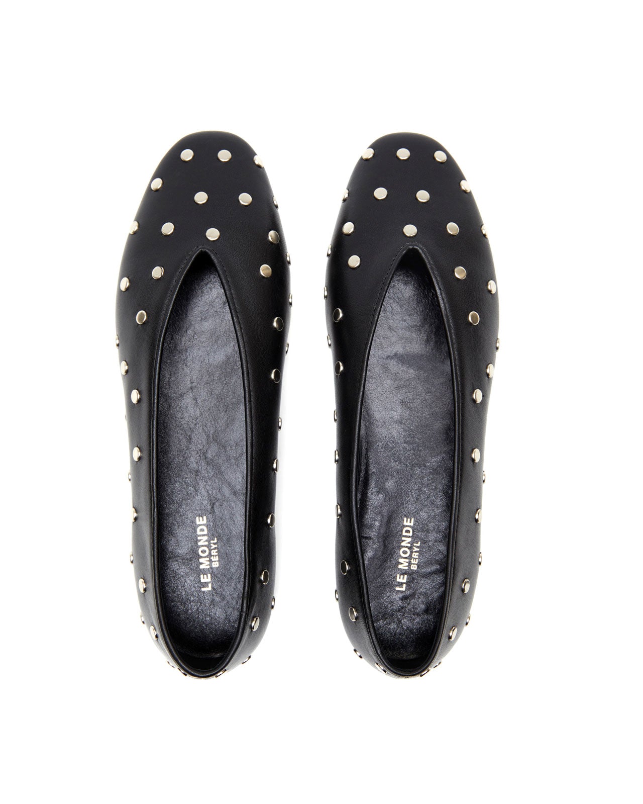 REGENCY SLIPPERS STUDDED LEATHER