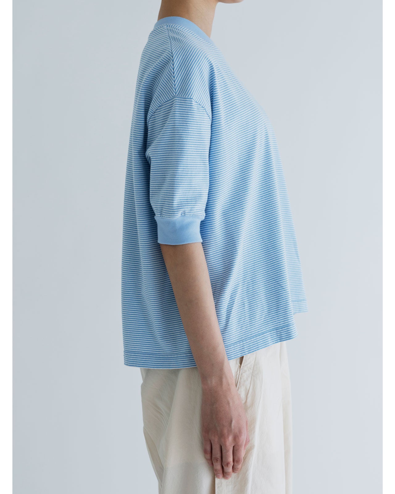 MEYAME BORDER HALF SLEEVE TEE – Shinzone