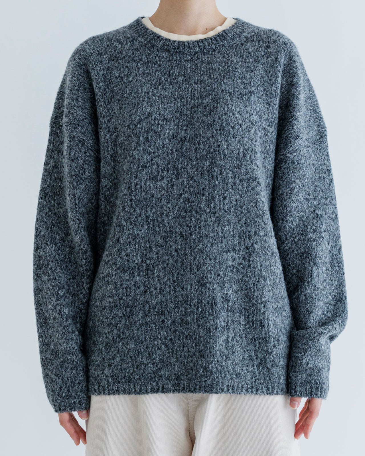 MEYAME FLUFFY WOOL PULLOVER