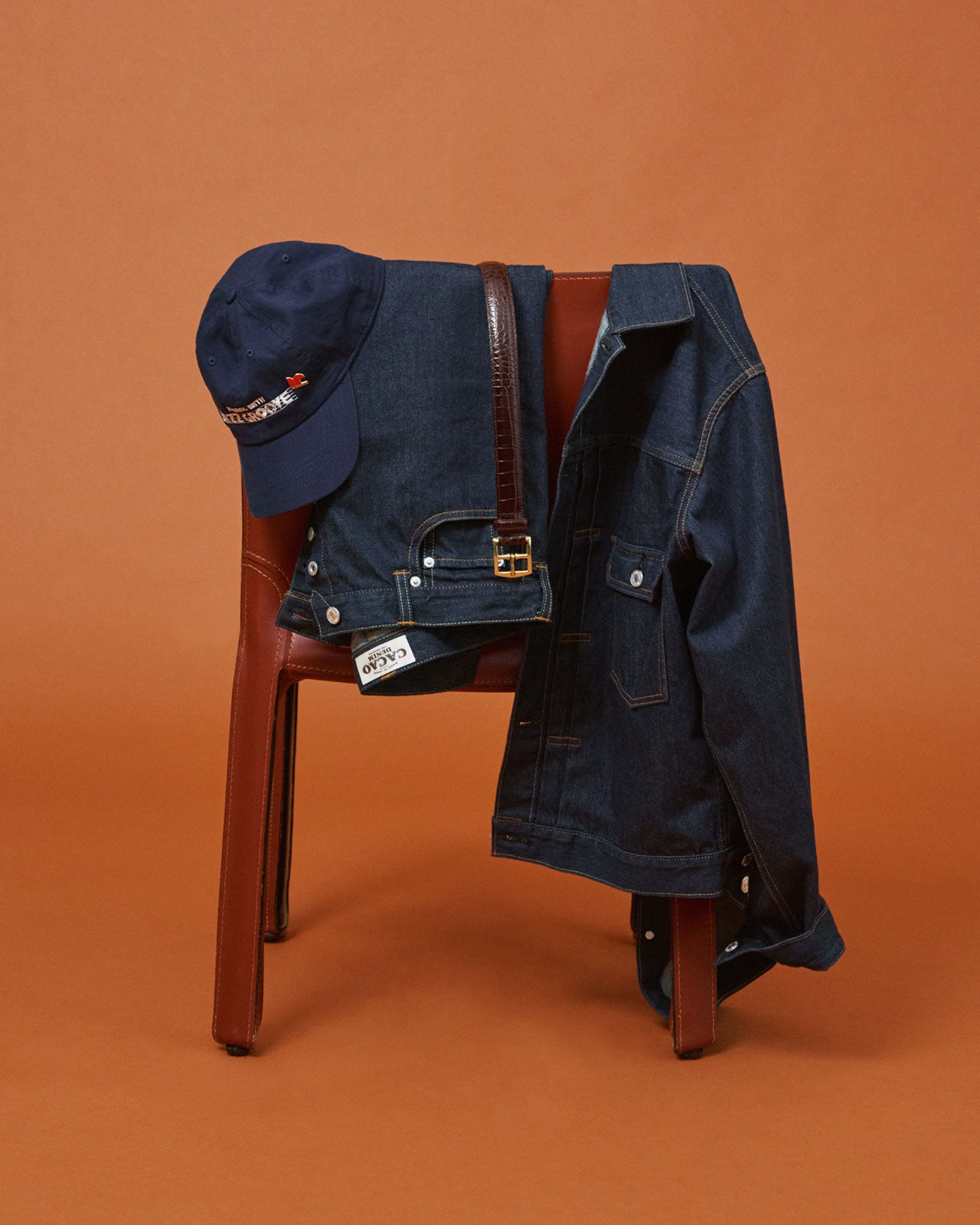 CACAO DENIM PANTS
