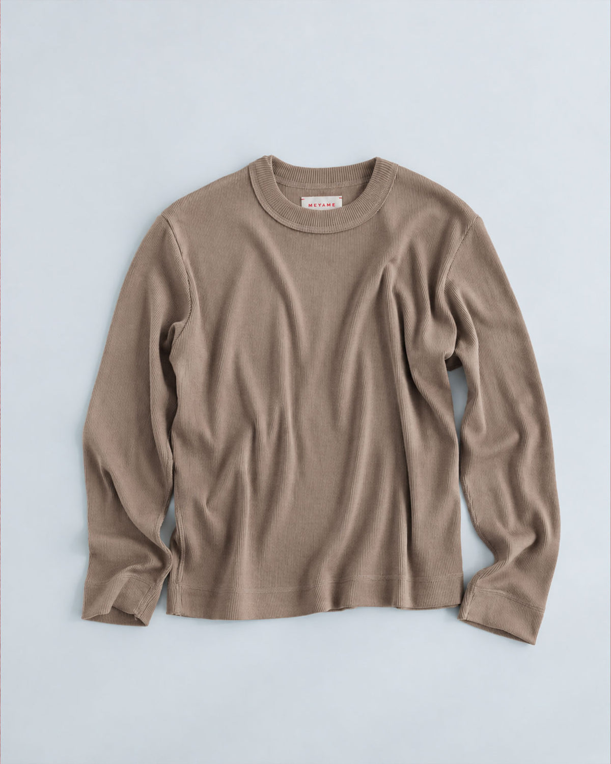 MEYAME WASHABLE WOOL RIB SHORT PULLOVER