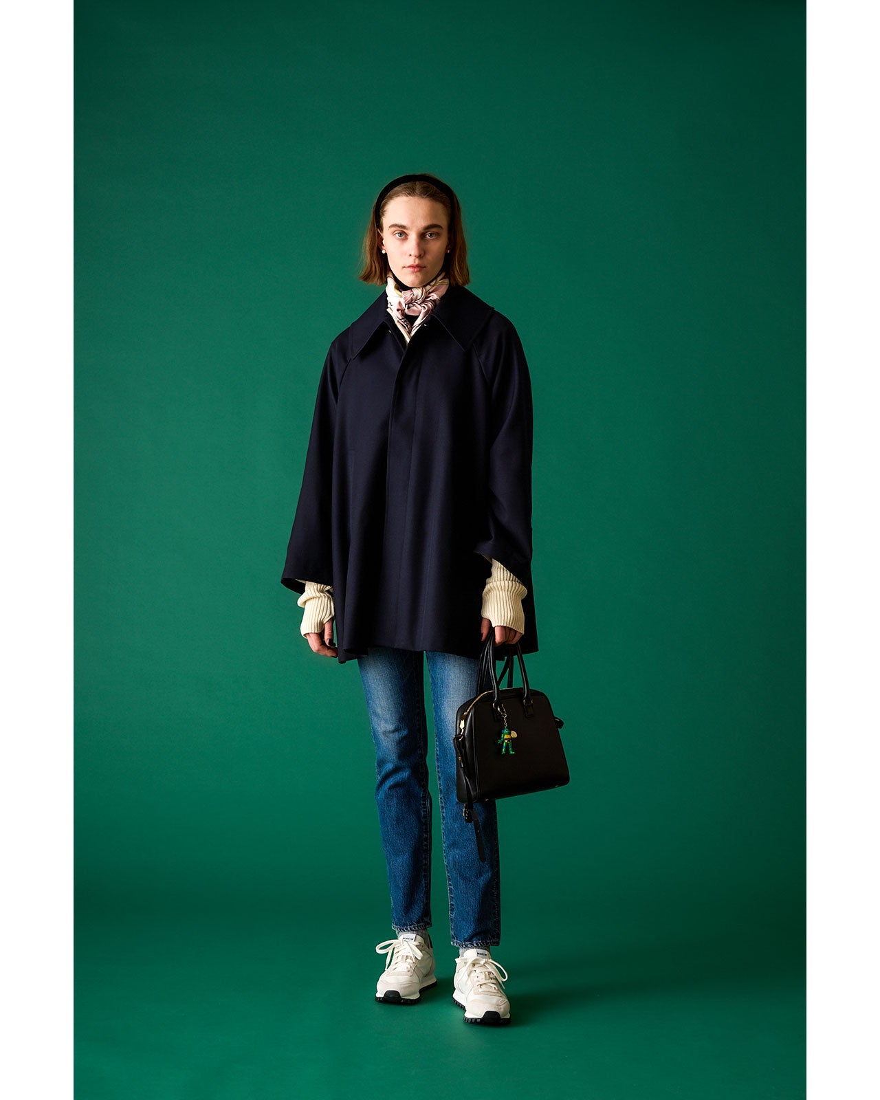SQUARE LEATHER BAG  M