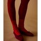 BLEUFORET VELVET COTTON TIGHTS