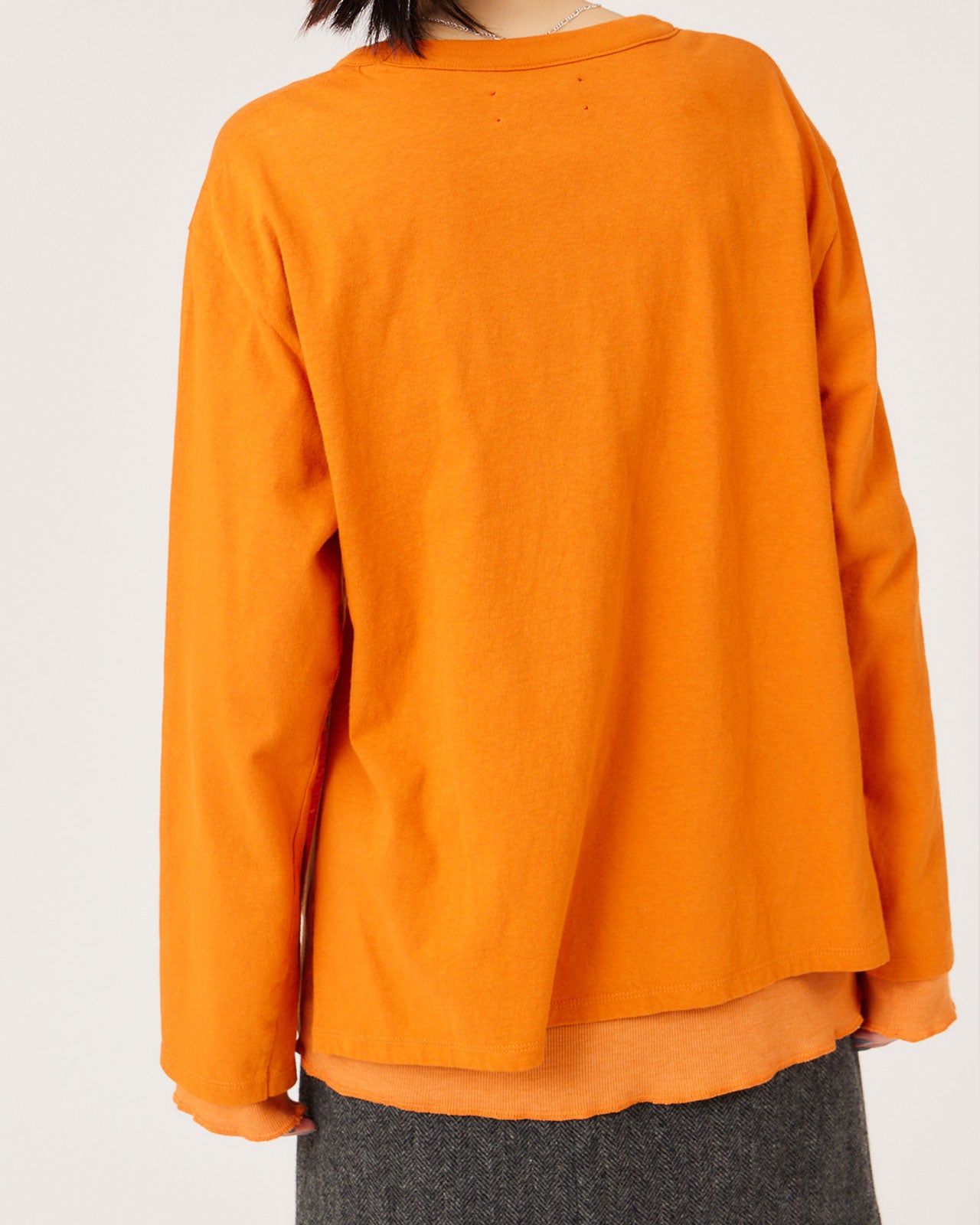 MEYAME DOUBLE LONG SLEEVE TEE – Shinzone